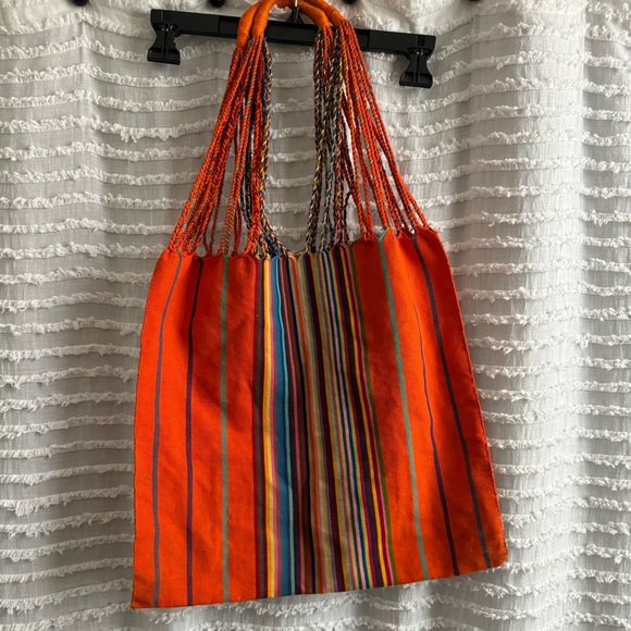 Handbags - Cheerful Market Bag 16”w X 15” (about 24” including the handle) Orange